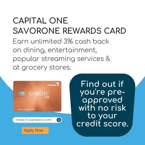 Capital One SavorOne Rewards Card